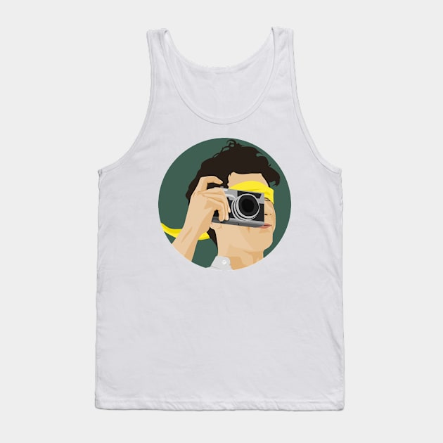 Jonathan Boho Days camera | Tick Tick Boom Movie Tank Top by myorangerock